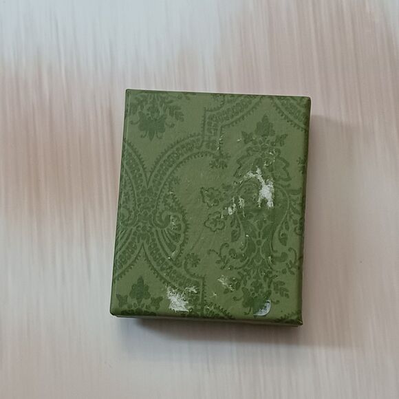 Peach Enamel Flower Petal Dangle Earrings - Picture 2 of 2